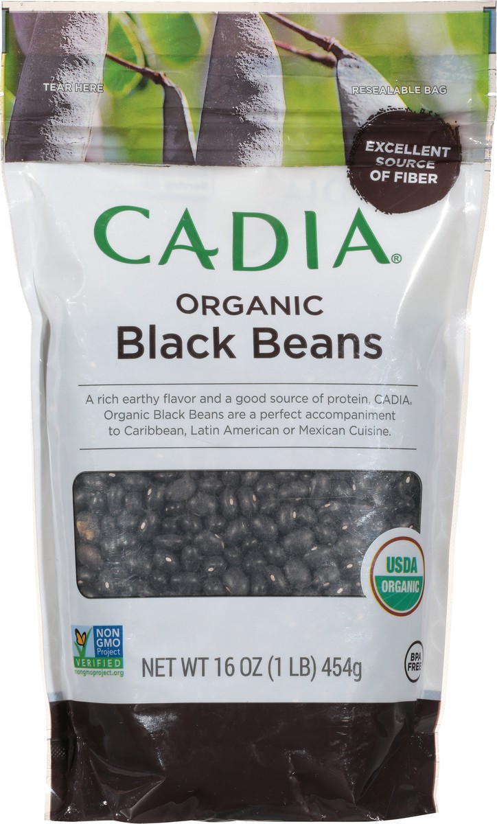 slide 8 of 11, Cadia Bean Black Dry Org, 16 oz