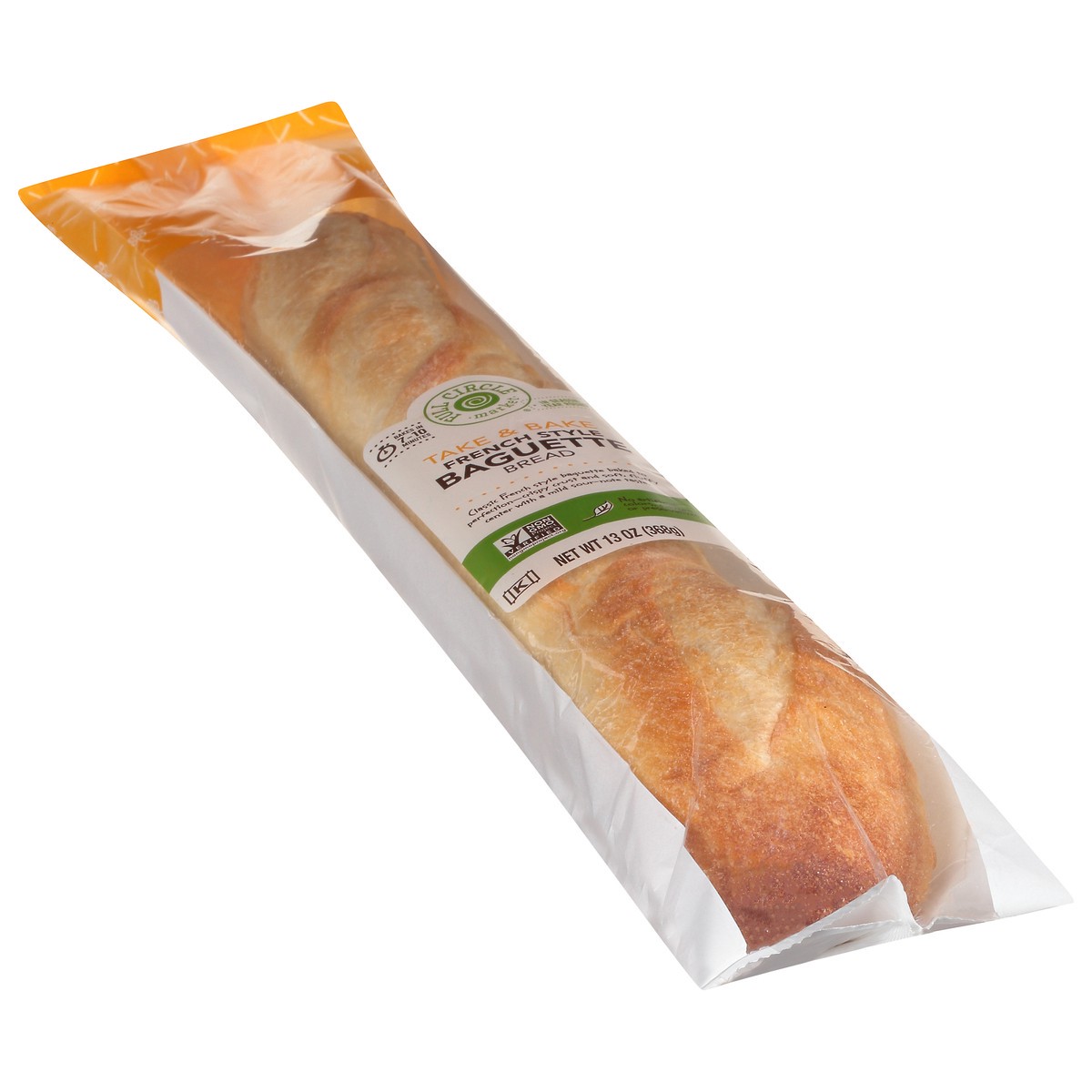 slide 12 of 14, Full Circle Market Take & Bake French Style Baguette Bread 13 oz, 13 oz