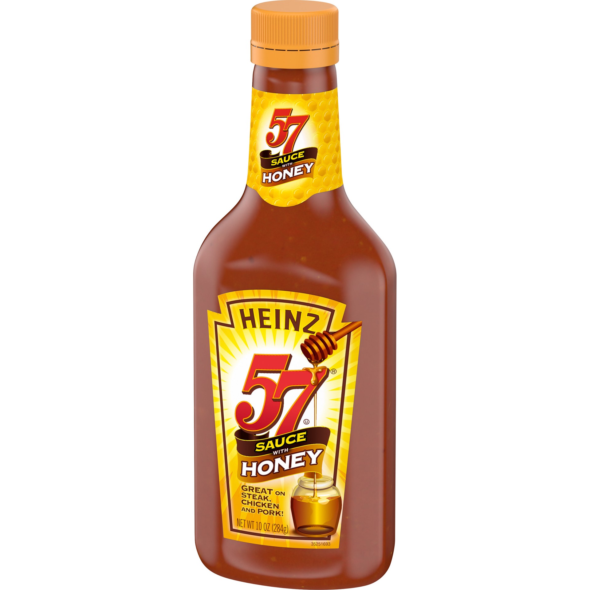 slide 5 of 5, Heinz 57 Sauce with Honey Bottle, 10 oz