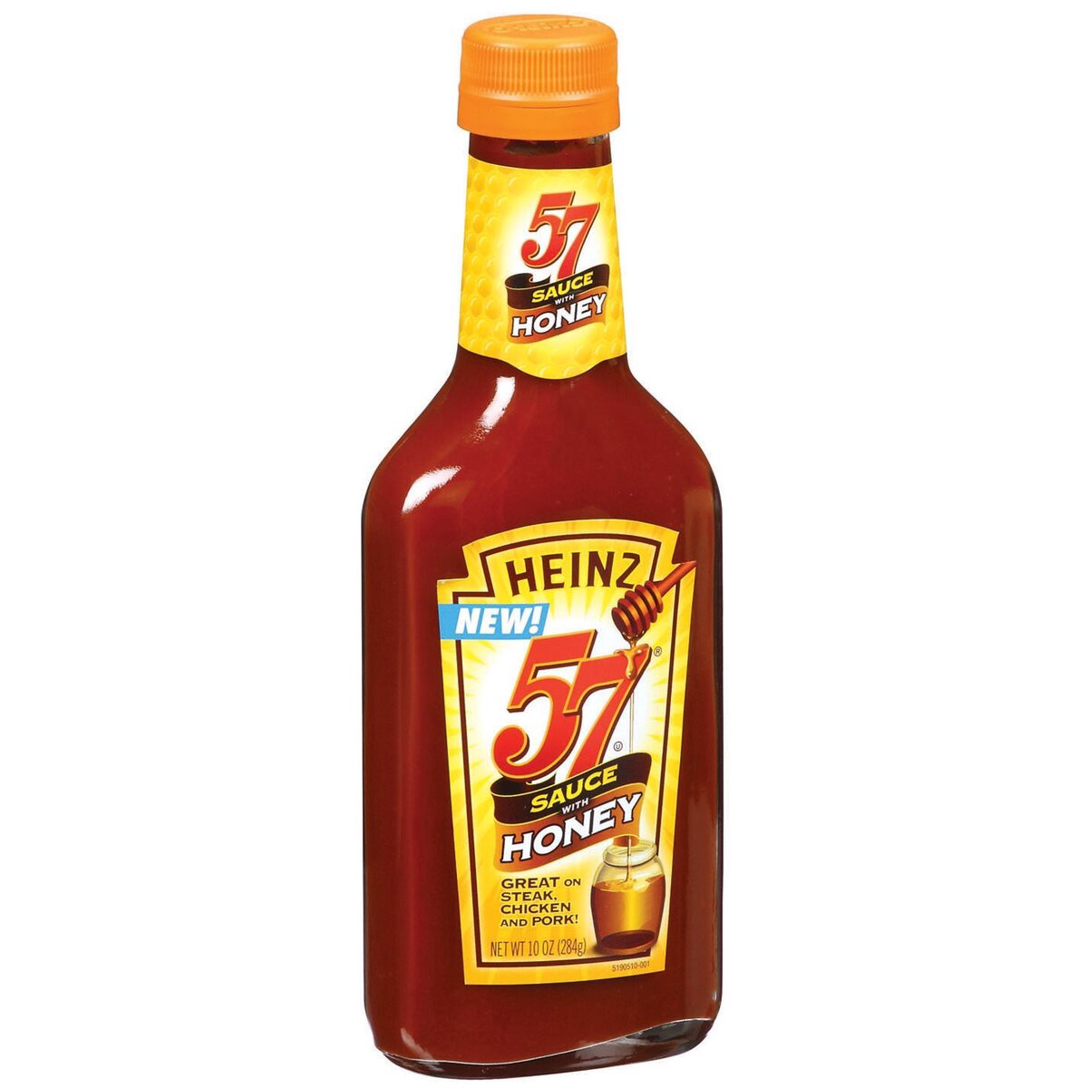 slide 7 of 7, Heinz 57 Sauce with Honey, 10 oz Bottle, 10 oz