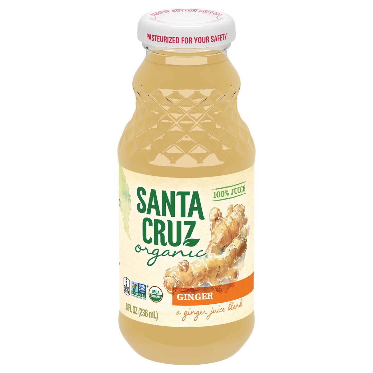 slide 1 of 1, Santa Cruz Organic Ginger Juice - 8 fl oz, 8 fl oz