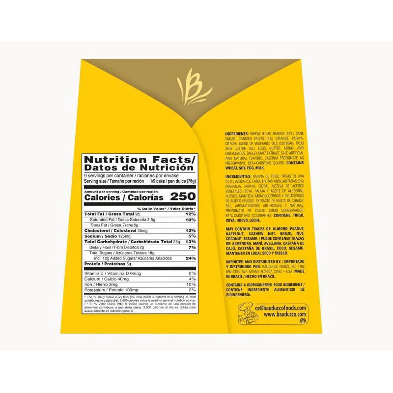 slide 4 of 4, Bauducco Classic Panettone 24.0 oz, 24 oz