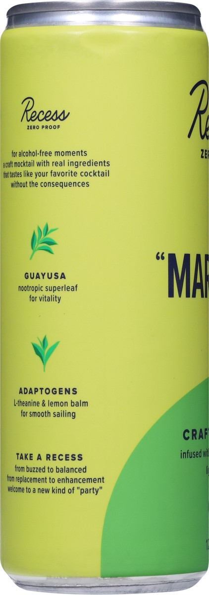 slide 8 of 13, Recess Lime Margarita Craft Mocktail 12 fl oz, 12 fl oz