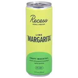 Recess Lime Margarita Craft Mocktail 12 fl oz