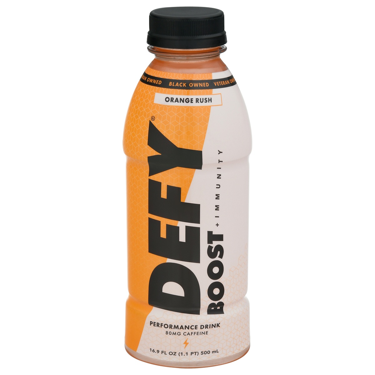 slide 1 of 1, Defy Boost Performance Drink Orange Rush, 16.9 fl oz