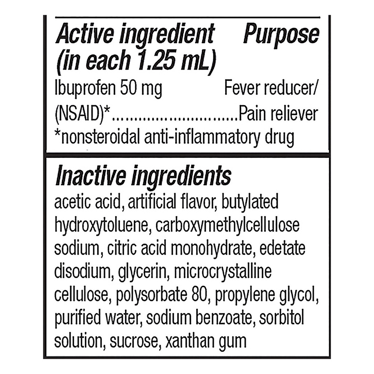 slide 9 of 11, Advil Infants' Value Size 6-23 Months Drops 50 mg White Grape Pain Reliever/Fever Reducer 1 oz, 1 fl oz