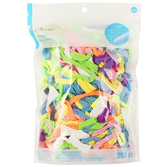 slide 1 of 2, Synthetic Looper Bag By Creatology, 200 loopers