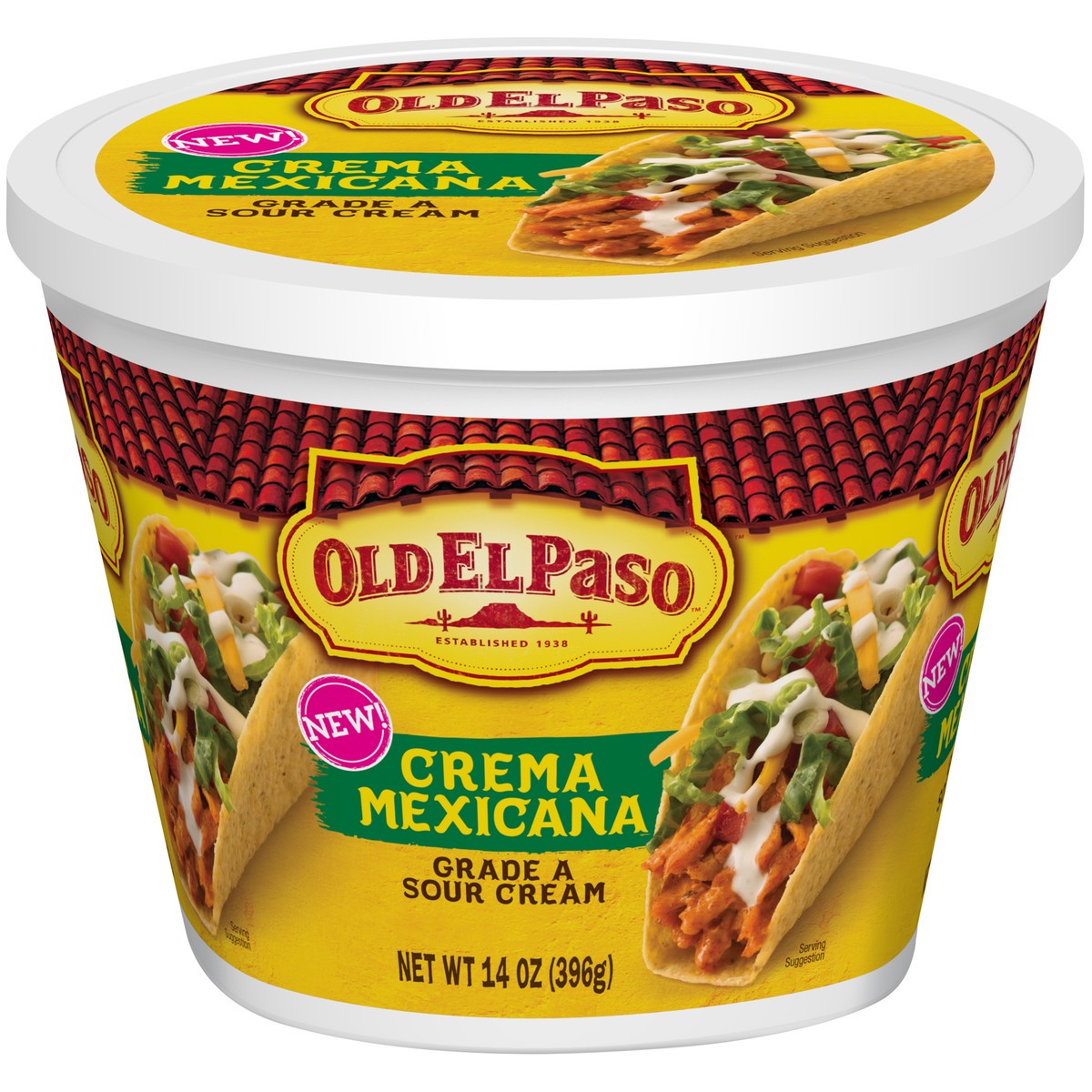 slide 3 of 4, Old El Paso Sour Cream, 14 oz