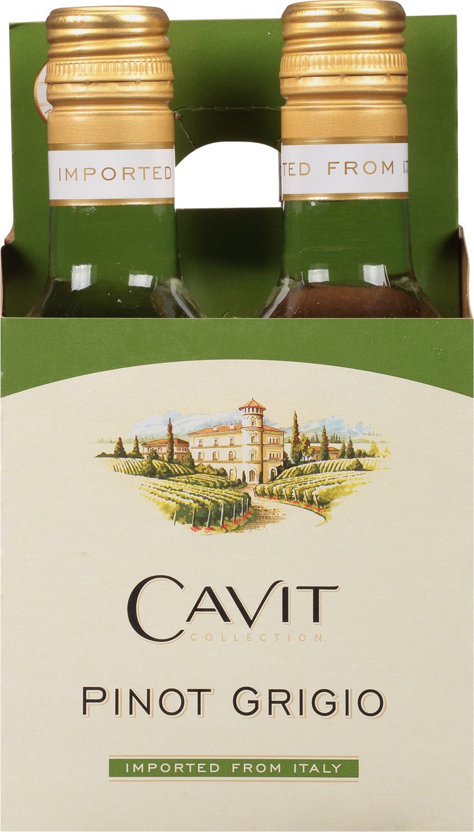 slide 5 of 9, Cavit Pinot Grigio 4Pk, 4 ct; 187 ml