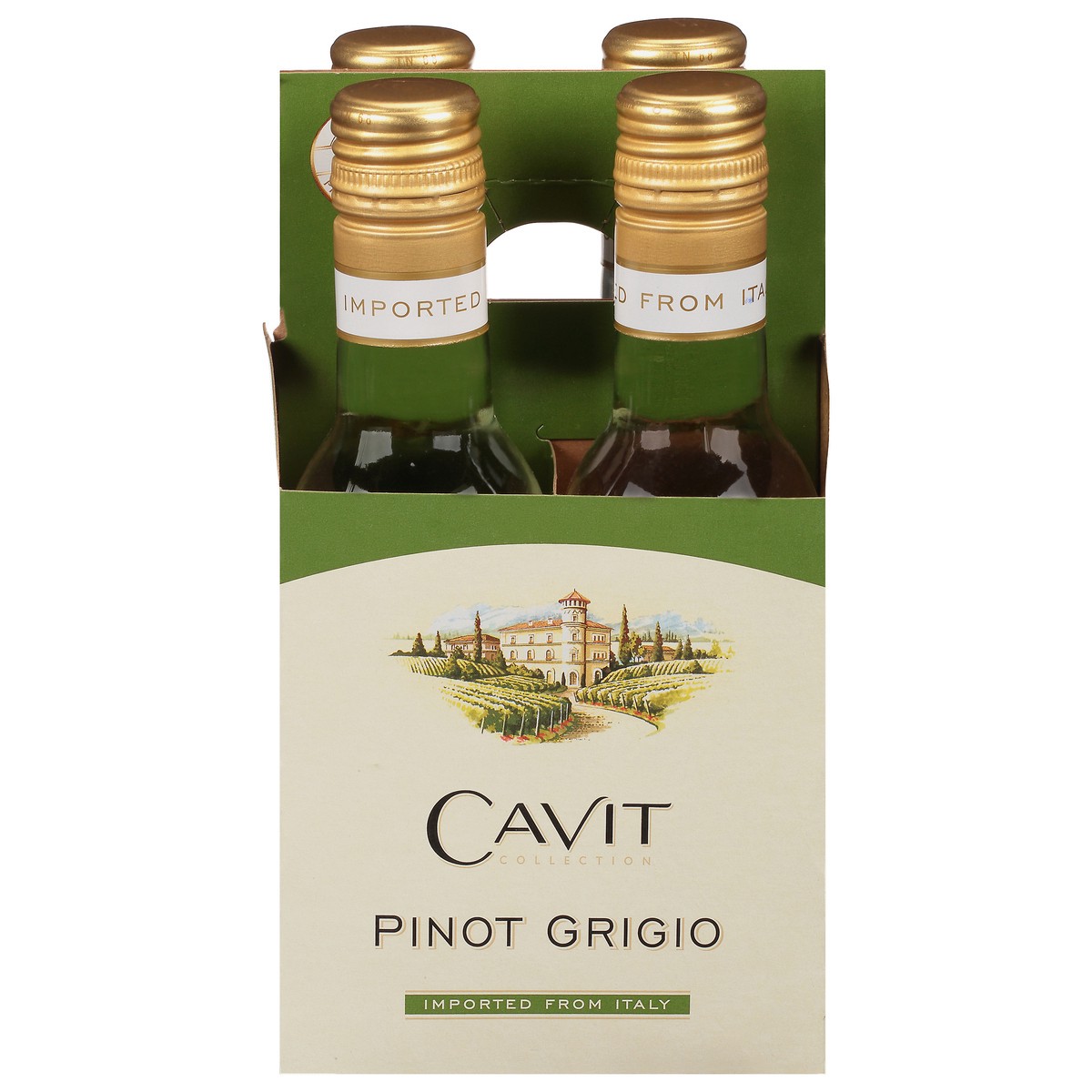 slide 1 of 9, Cavit Pinot Grigio 4Pk, 4 ct; 187 ml