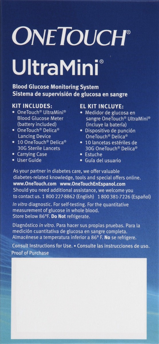 slide 3 of 5, OneTouch Blood Glucose Monitoring System 1 ea, 1 ct