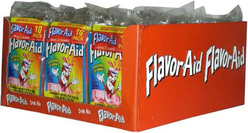 slide 1 of 1, FlavorAid Assorted Flavors Powdered Drink Mix, 10 ct