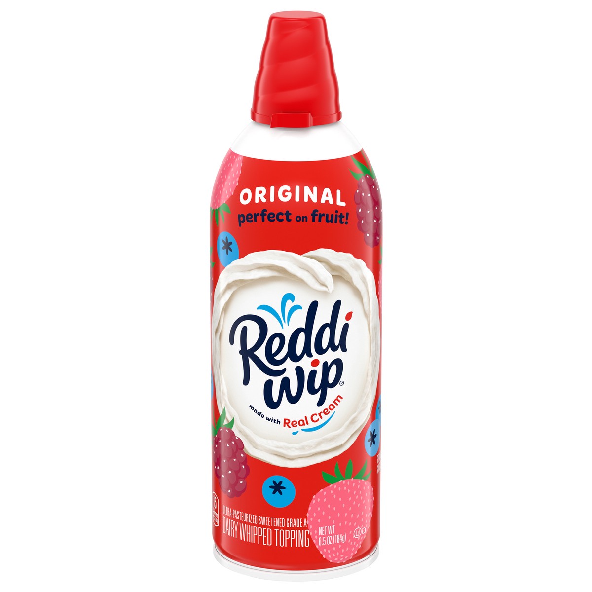 slide 5 of 8, Reddi-wip Original Whipped Topping Made with Real Cream, 6.5 oz, 6.5 oz