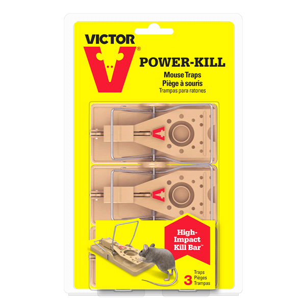 slide 1 of 1, Victor Power Kill Mouse Trap, 3 ct