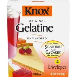 Knox Original Unflavored Gelatine, 4 ct. Packets