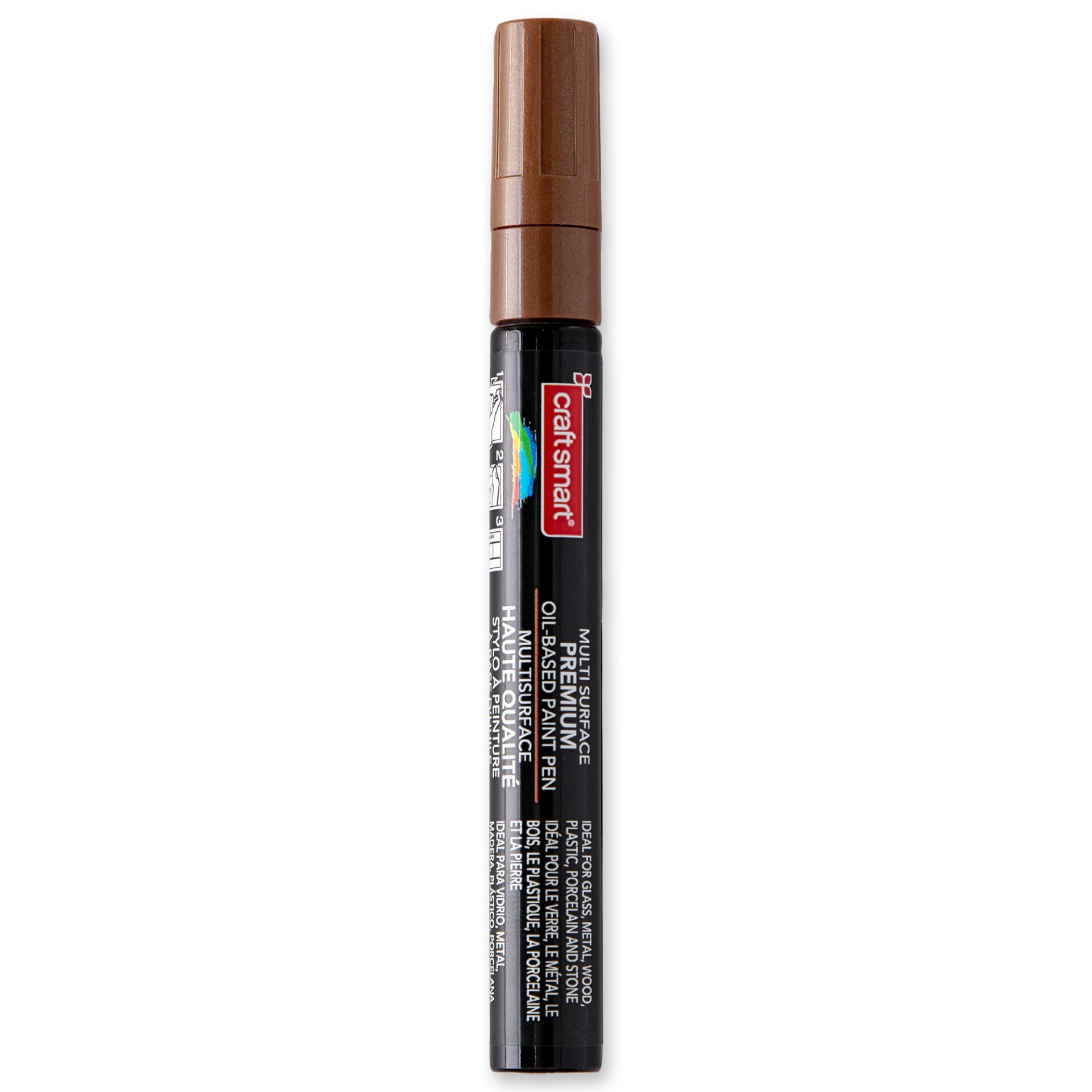 slide 5 of 5, Copper Chisel Tip Multi-Surface Premium Oil-Based Paint Pen By Craft Smart, 1 ct