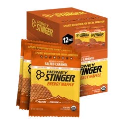Honey Stinger Salted Caramel Energy Waffle 12 - 1.06 oz Waffles