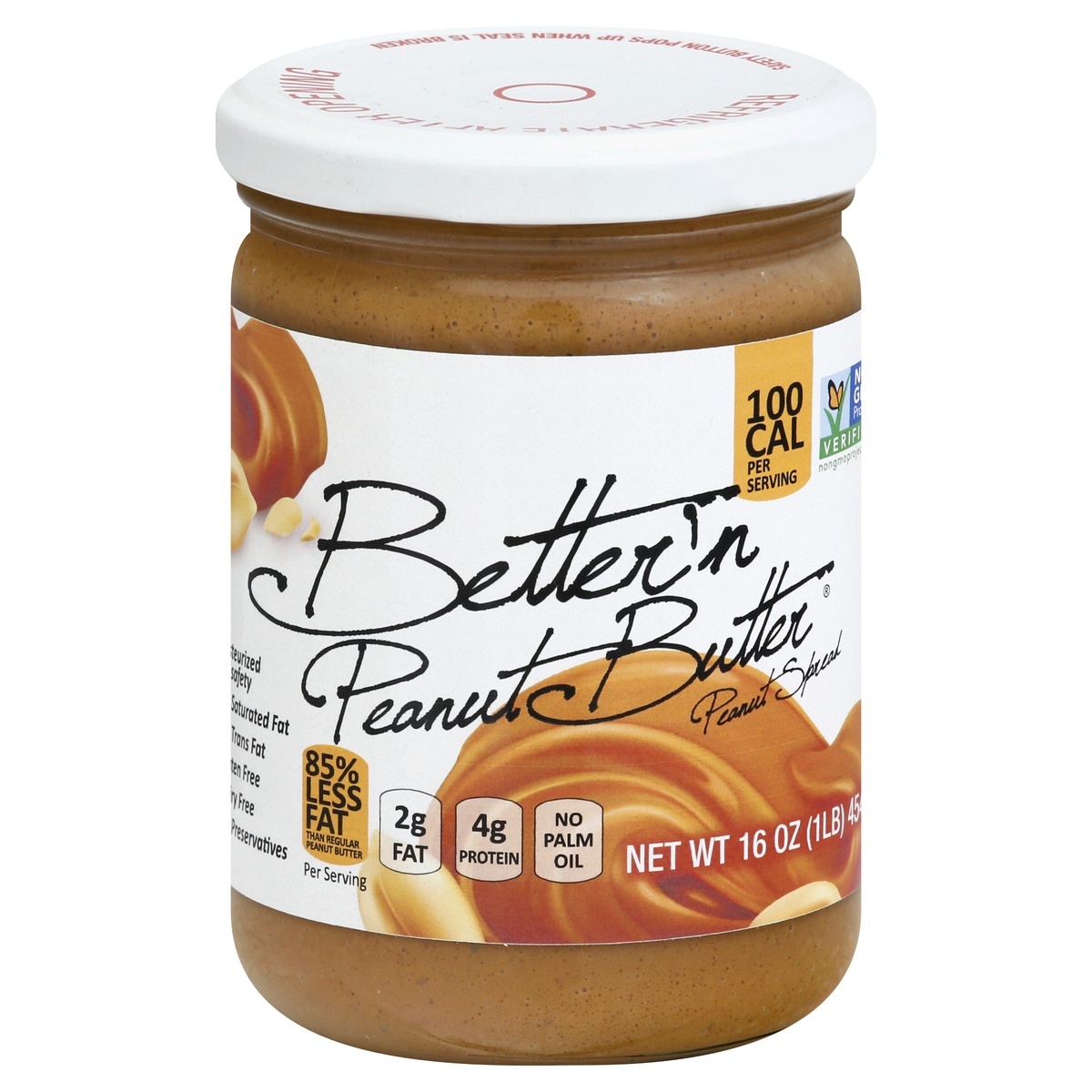 slide 1 of 1, Better'n Peanut Butter Original Peanut Spread 16 oz, 16 oz