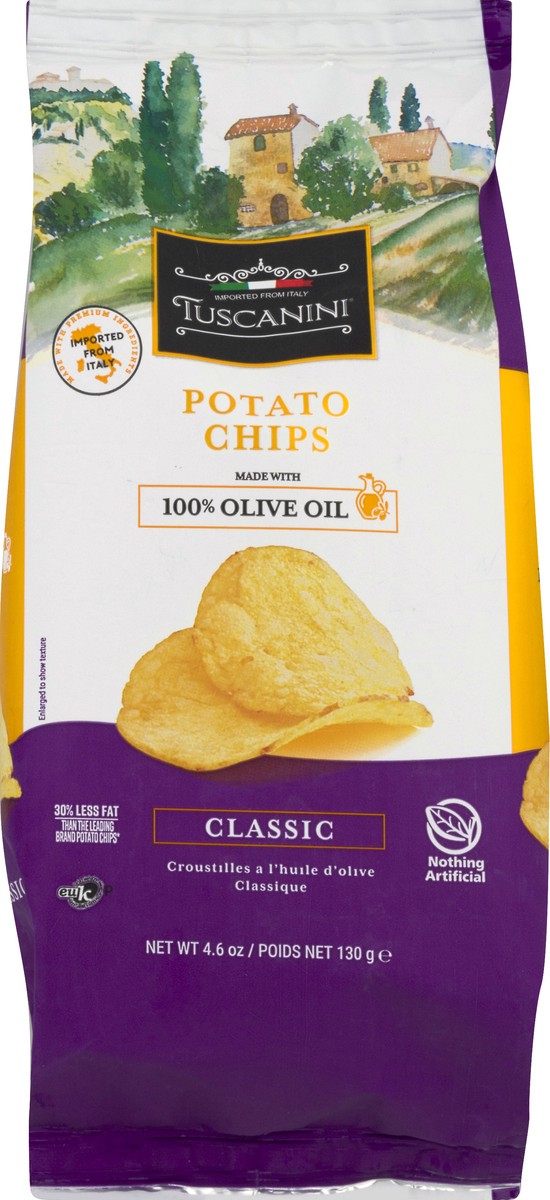 slide 4 of 9, Tuscanini Olive Oil Potato Chips, 4.6 oz