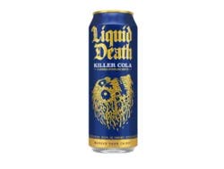 Liquid Death, Killer Cola, Soda-Flavored Sparkling Water, 19.2 oz King Sized Can, Low Calorie & No Artificial Sweeteners