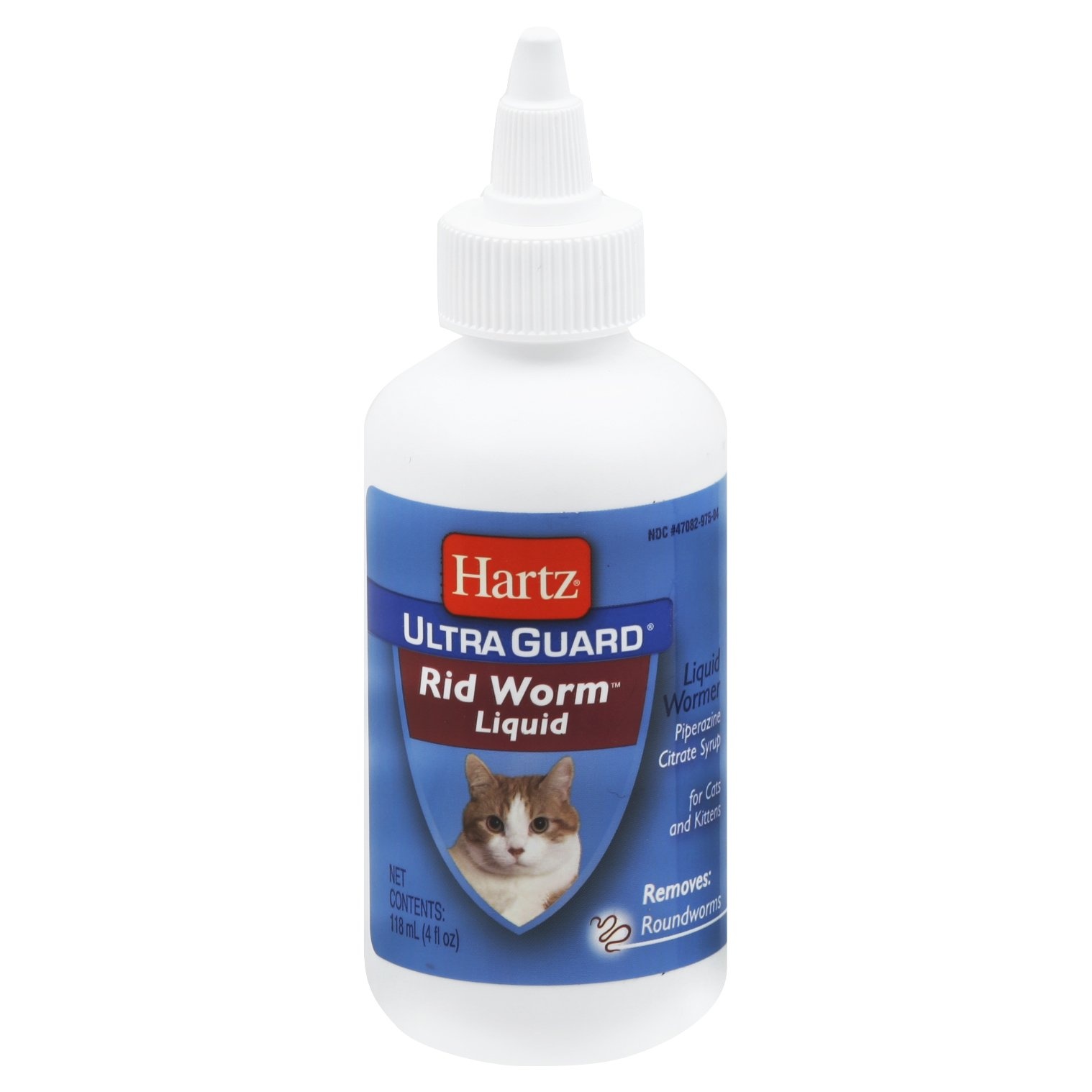 Hartz UltraGuard Rid Worm Liquid Dewormer for Cats & Kittens 4 fl oz