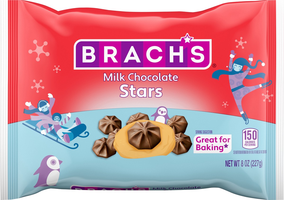 slide 3 of 13, Brach's Brach'S Milk Chocolate Stars, 8 oz