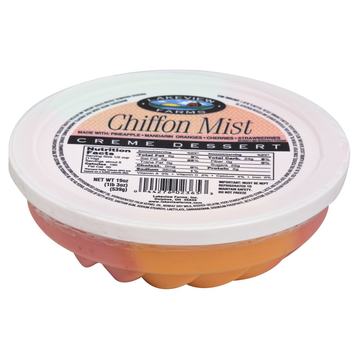 slide 1 of 1, Lakeview Farms Chiffon Mist Parfait, 21 oz