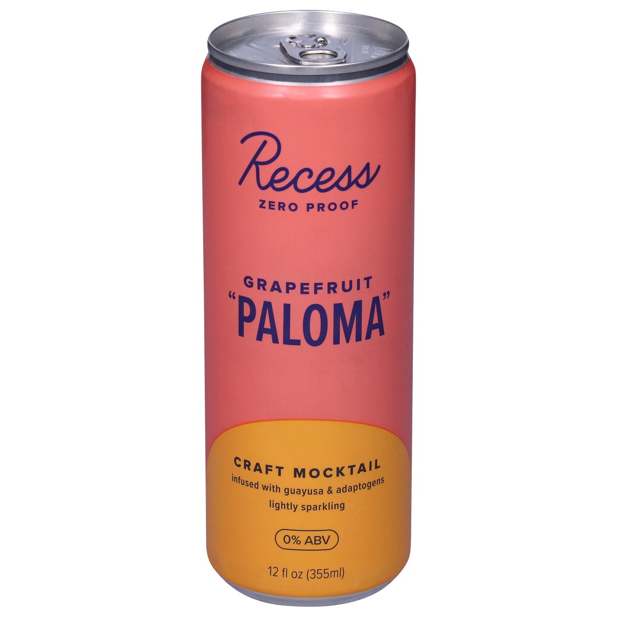slide 8 of 14, Recess Grapefruit Paloma Craft Mocktail 12 fl oz, 