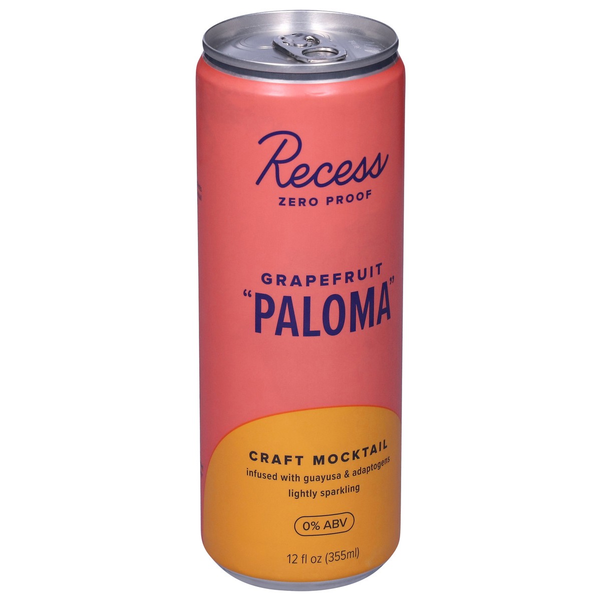 slide 7 of 14, Recess Grapefruit Paloma Craft Mocktail 12 fl oz, 