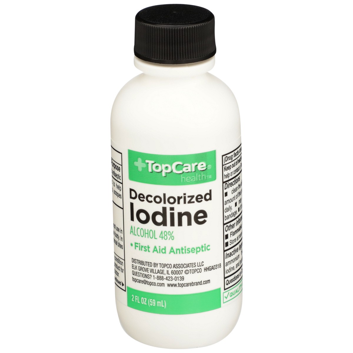 slide 1 of 11, TopCare Top Care Topcare Decolorized Iodine, 2 fl oz