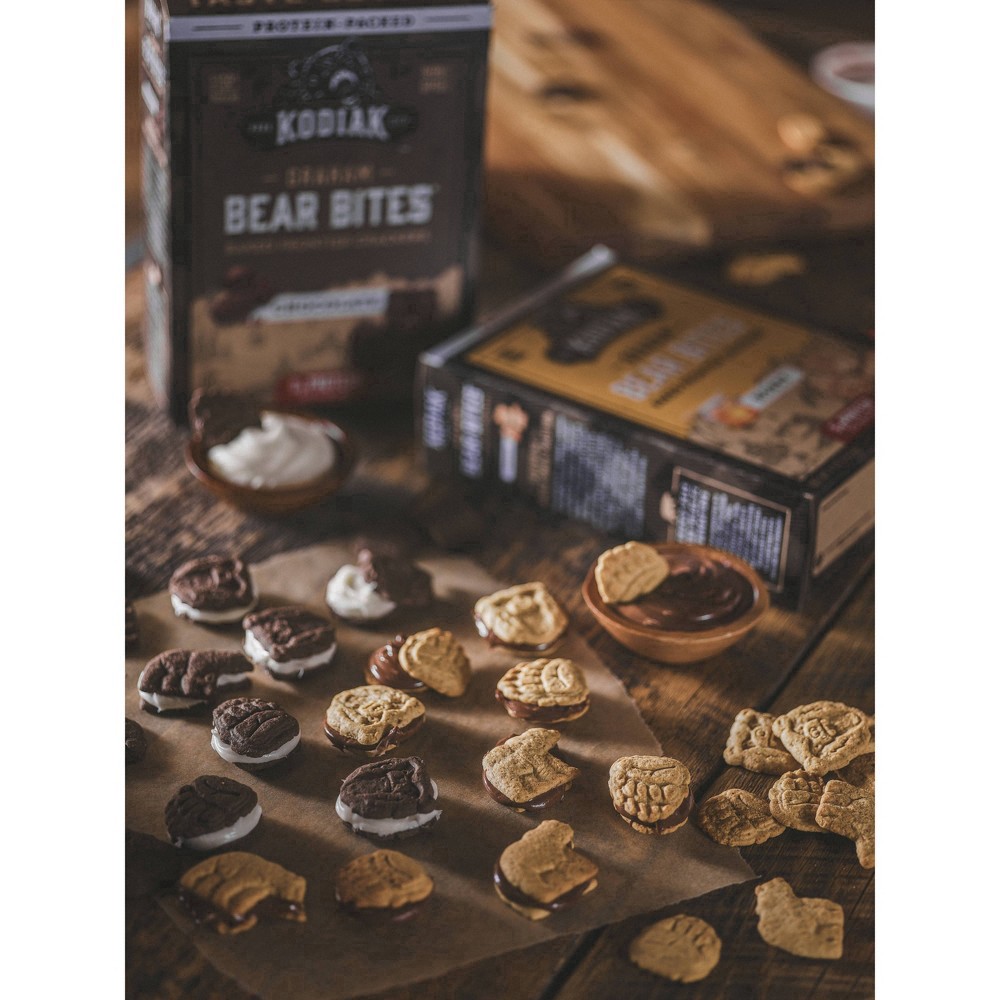 slide 3 of 29, Kodiak Cakes Bear Bites Chocolate Graham Crackers 8 - 1.06 oz Packs, 8 ct