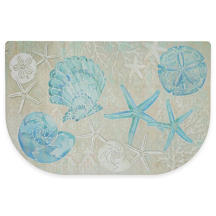 slide 1 of 3, Mohawk Home Laguna Shells Kitchen Mat, 22 in x 34 in