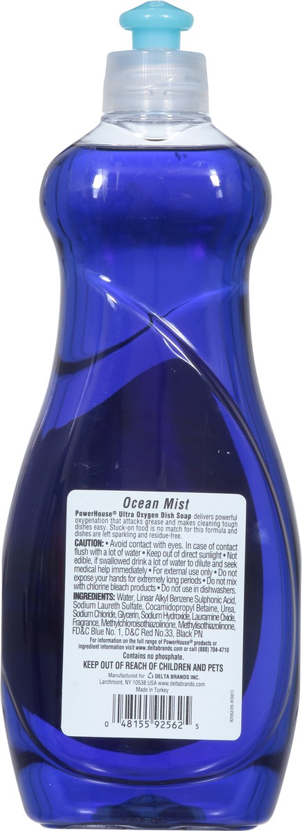 slide 5 of 9, PowerHouse Power House Ocean Mist Ultra Dish Detergent, 25 fl oz