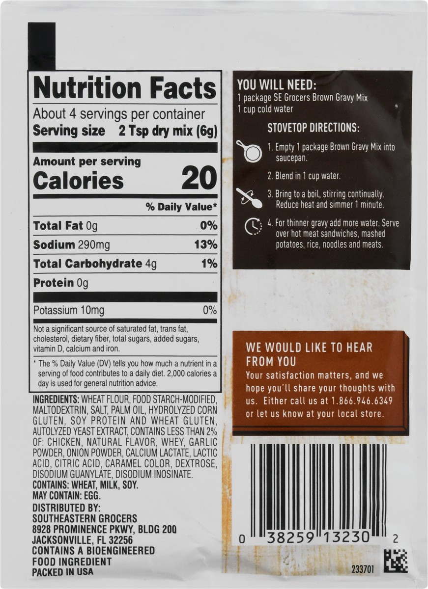 slide 3 of 13, SE Grocers Brown Gravy Mix, 0.8 oz