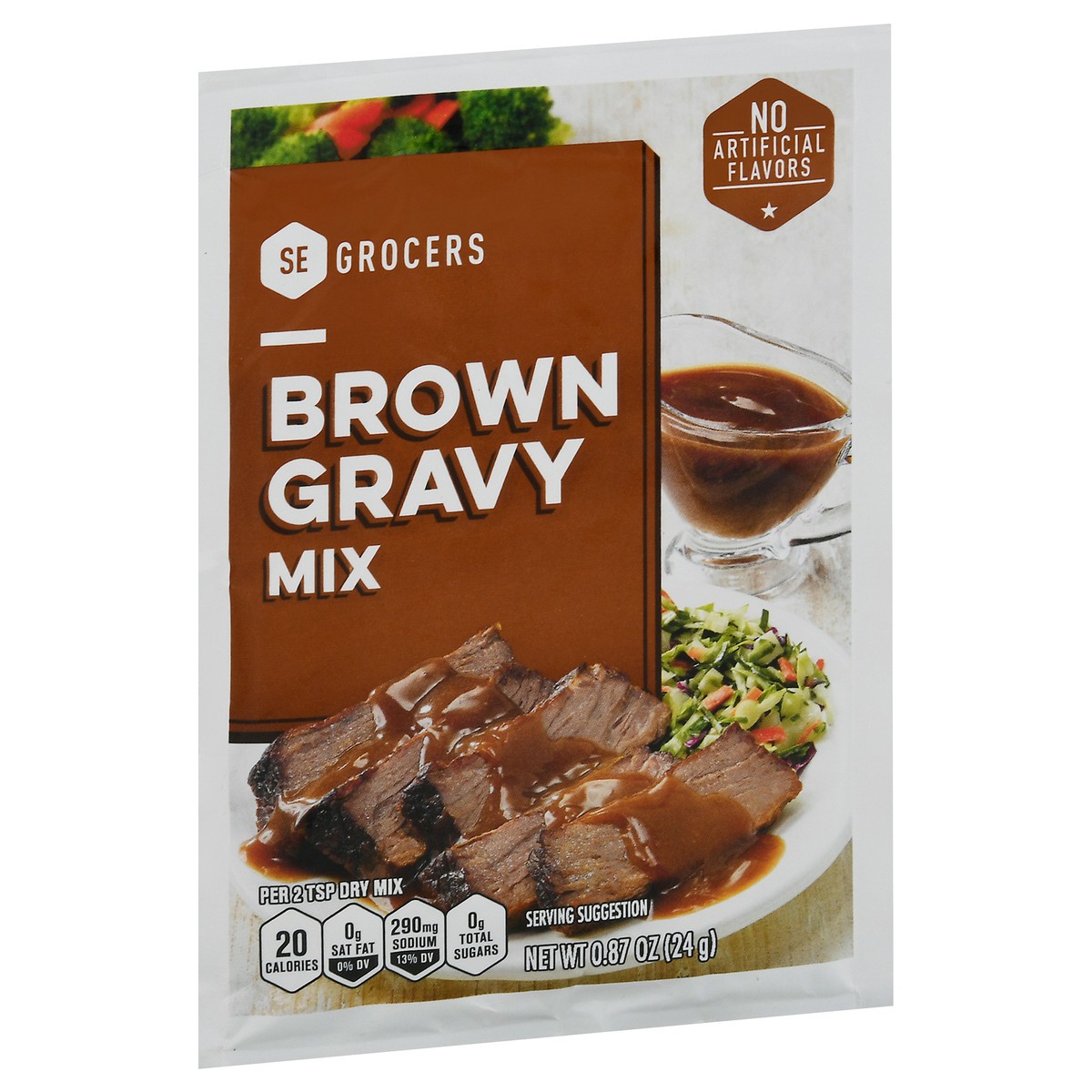 slide 4 of 13, SE Grocers Brown Gravy Mix, 0.8 oz