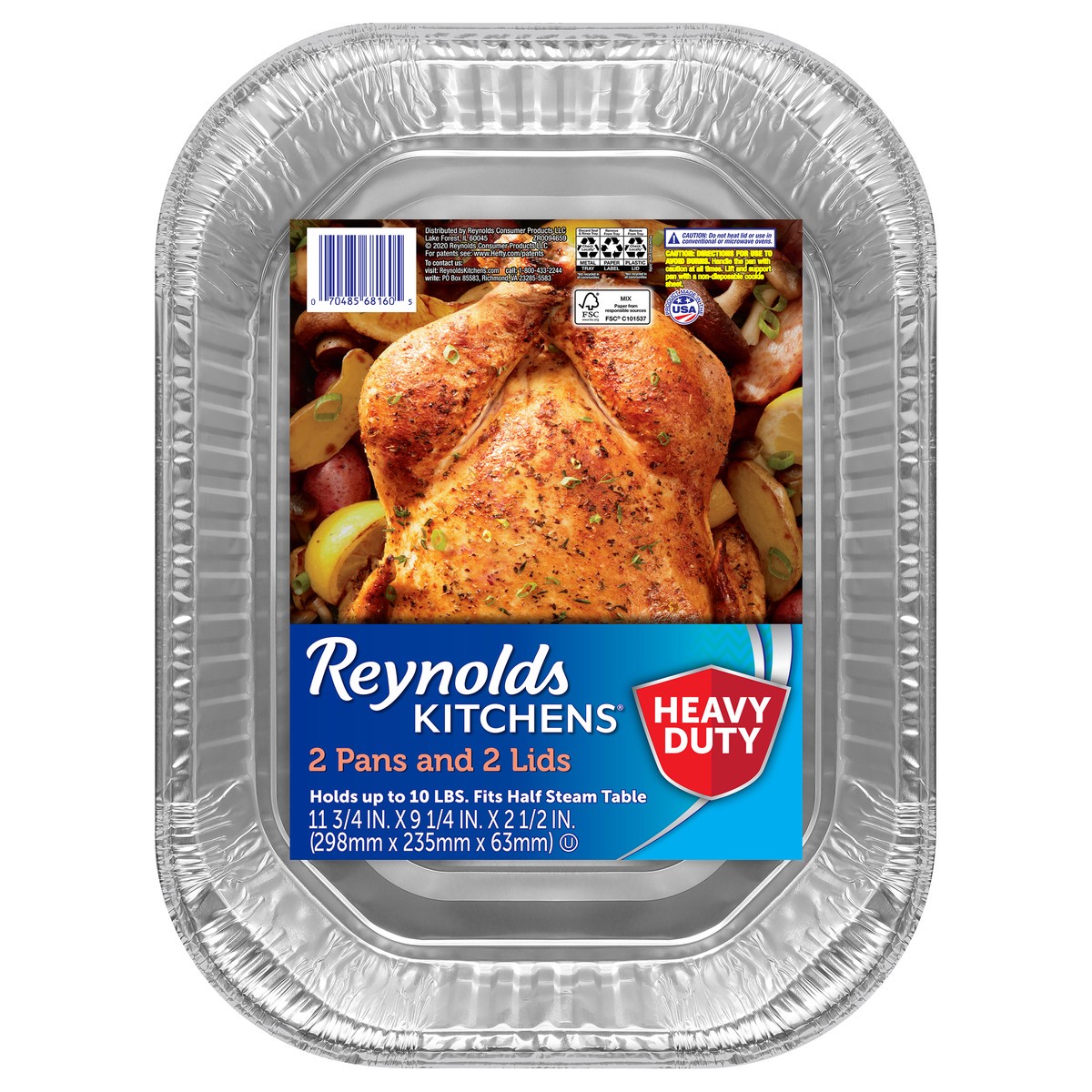 slide 2 of 4, Reynolds Rynlds Hvy Duty Baker Pan W/Lid, 2 ct