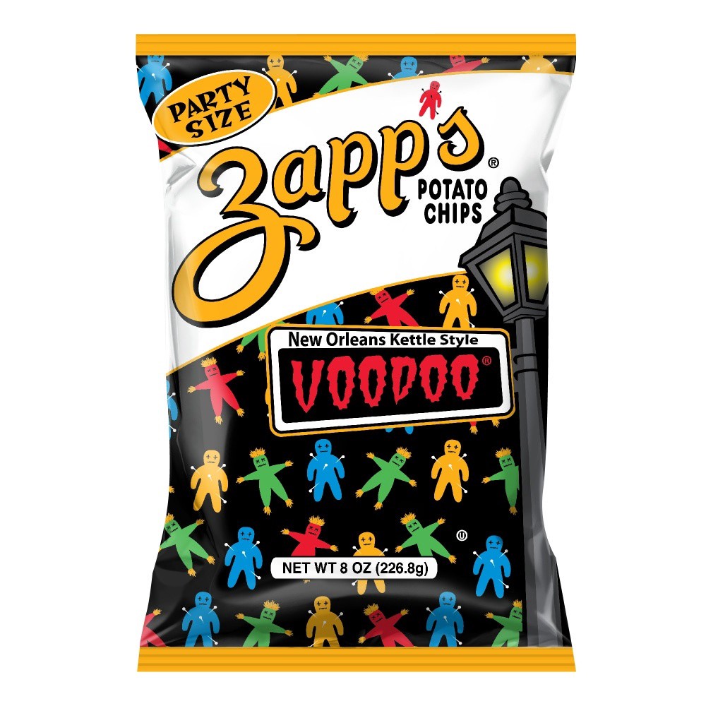 slide 1 of 7, Zapp's New Orleans Kettle Style Voodoo Potato Chips - 8oz, 8 oz