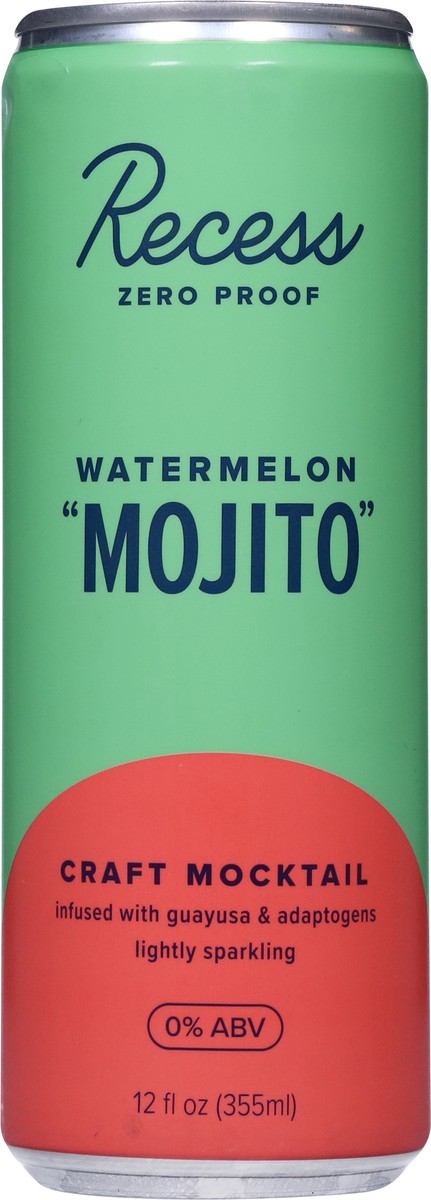 slide 3 of 14, Recess Watermelon Mojito Craft Mocktail - 12 fl oz, 12 fl oz