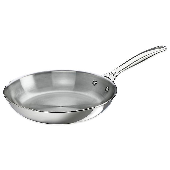 slide 1 of 1, Le Creuset Tri-Ply Stainless Steel Open Fry Pan, 8 in