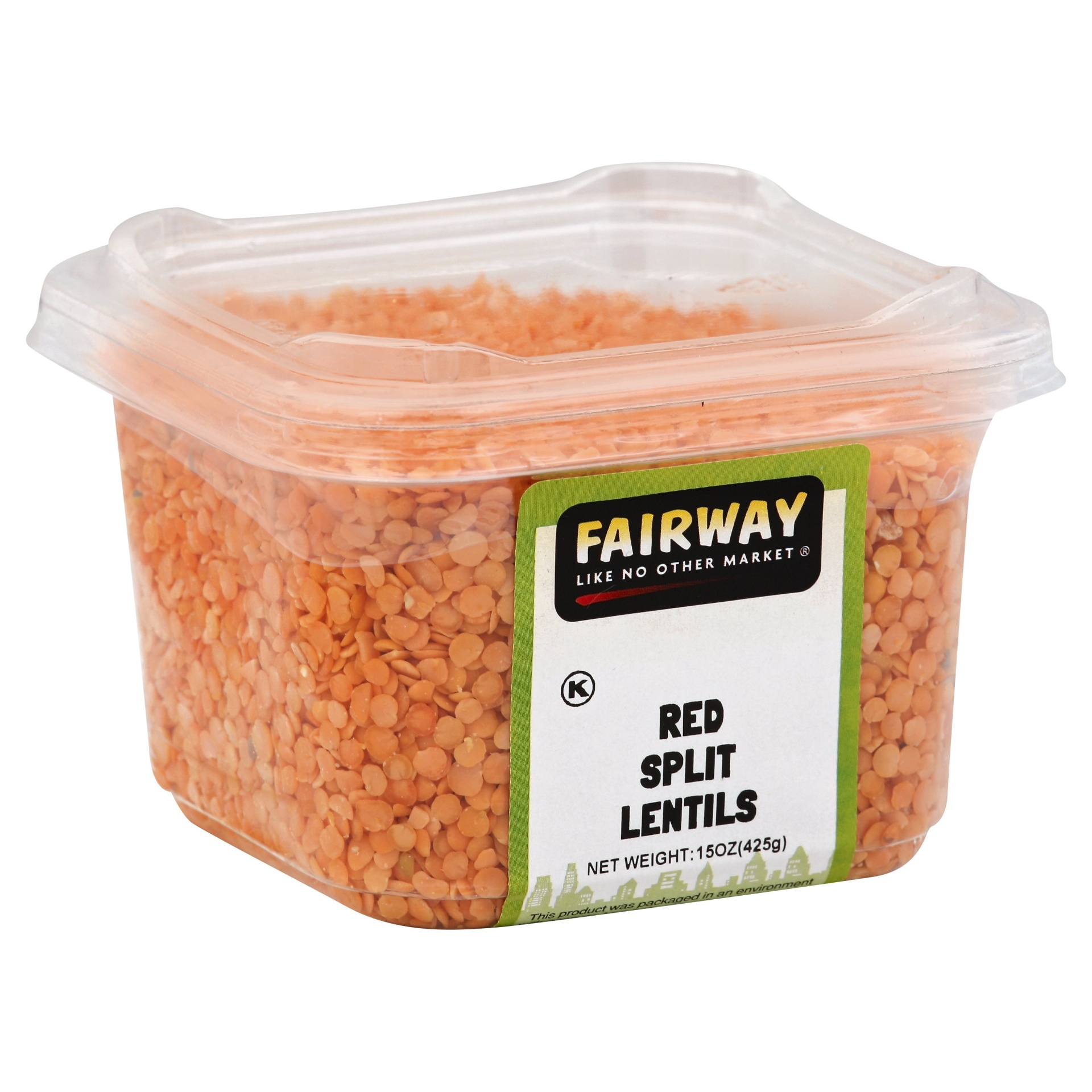 slide 1 of 1, Fairway Split Red Lentils, 15 oz
