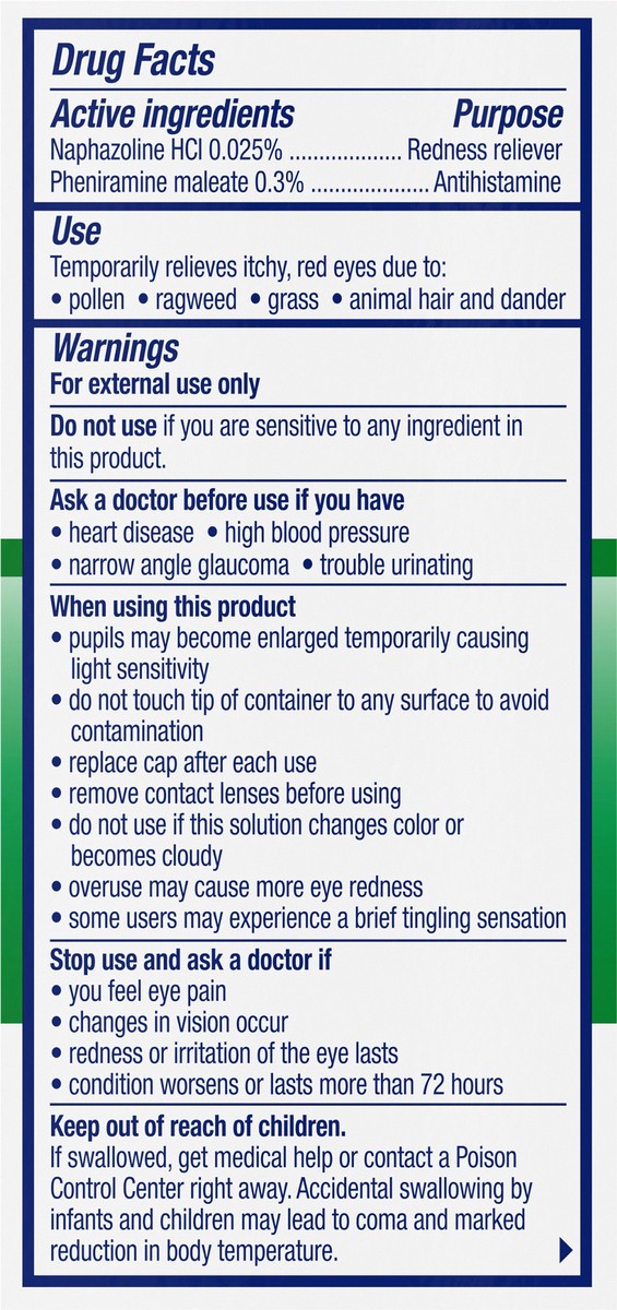 slide 5 of 7, Visine Allergy Eye Relief Multi-Action, 0.5 Fl. Oz, 0.5 fl oz
