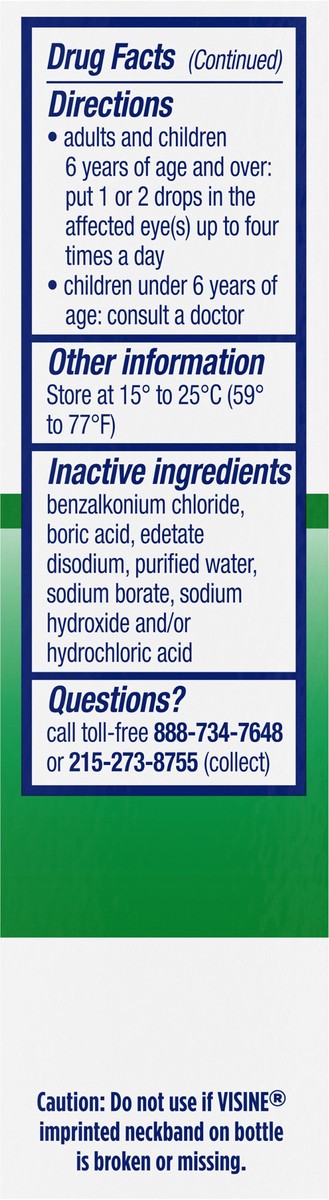 slide 6 of 7, Visine Allergy Eye Relief Multi-Action, 0.5 Fl. Oz, 0.5 fl oz