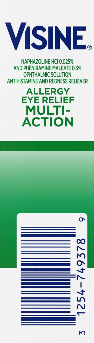 slide 4 of 7, Visine Allergy Eye Relief Multi-Action, 0.5 Fl. Oz, 0.5 fl oz