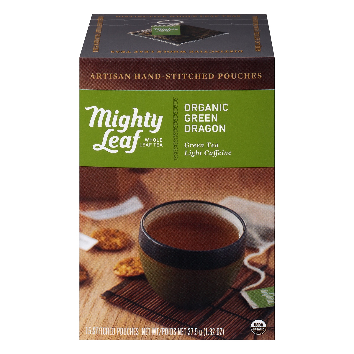 slide 1 of 1, Mighty Leaf Org Tea Green Dragon - 15 ct, 15 ct