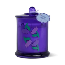 Foundry Tinted Decal Candle - Purple - 11 oz