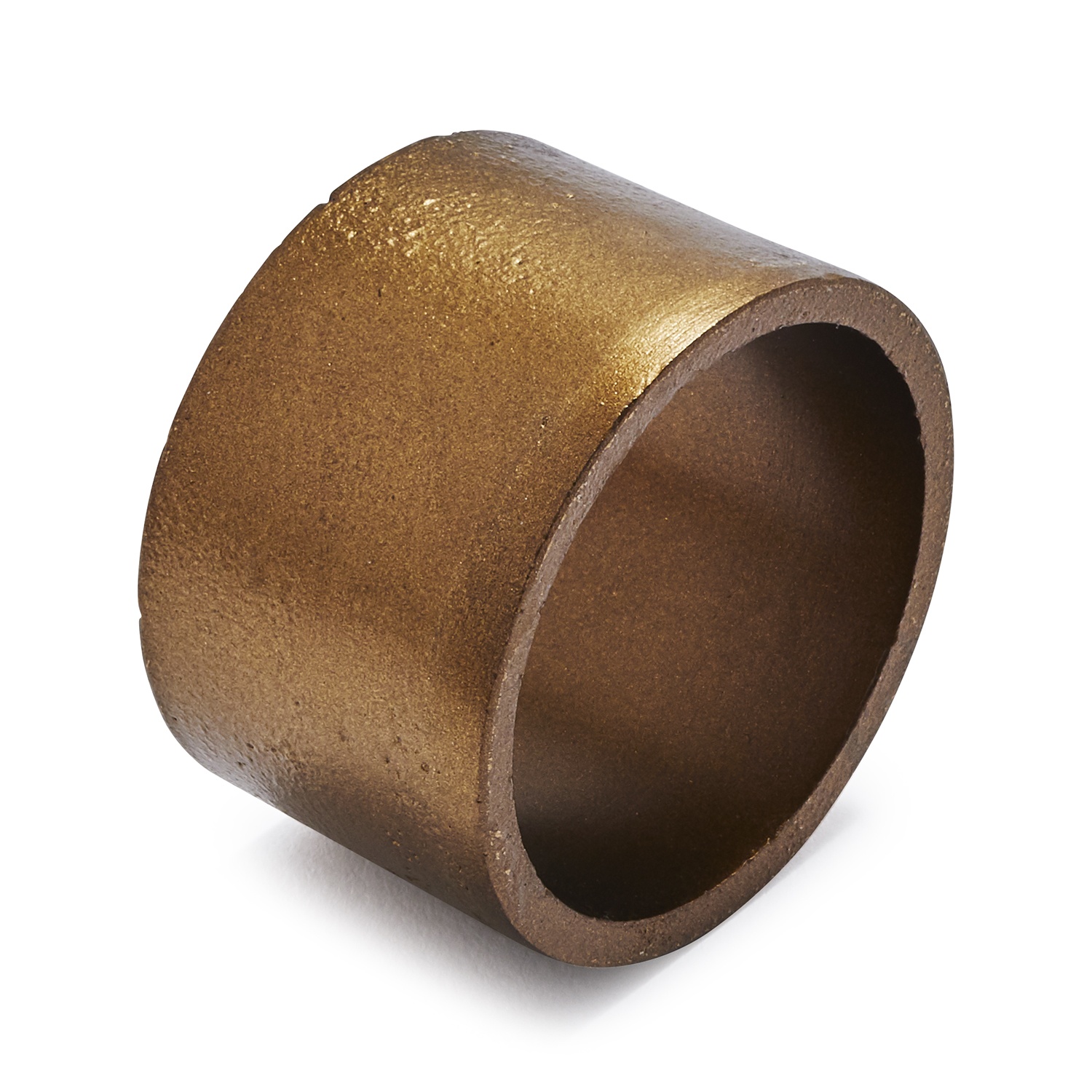 slide 1 of 1, Sur La Table Textured Napkin Rings, Brass, 4 ct