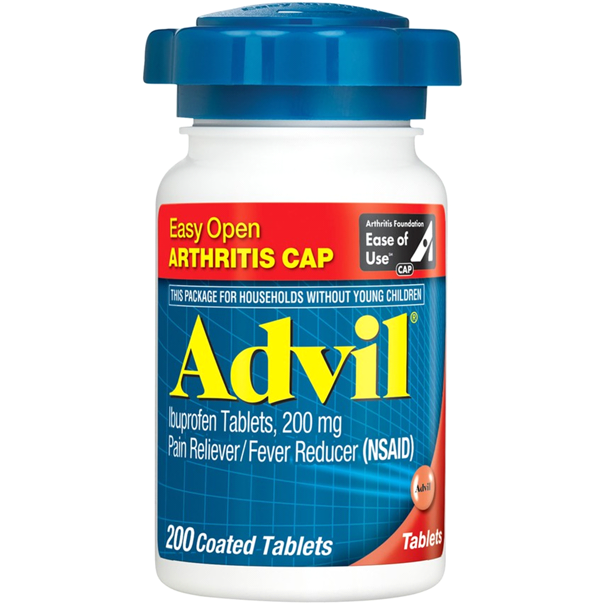 slide 1 of 4, Advil Ez Open Tablets, 200 ct