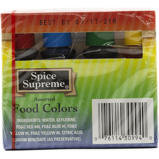 slide 2 of 2, Spice Supreme Food Colors, 1.2 oz