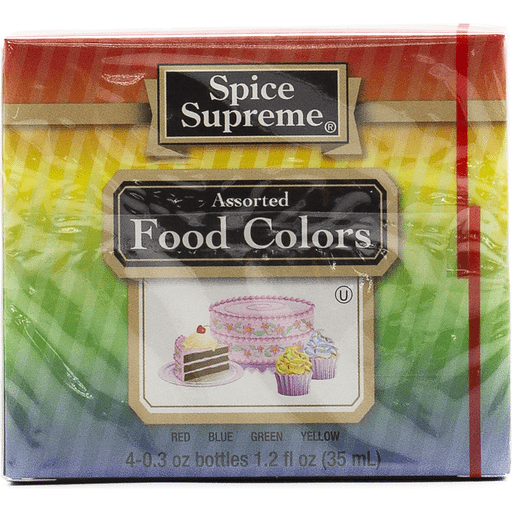 slide 1 of 2, Spice Supreme Food Colors, 1.2 oz