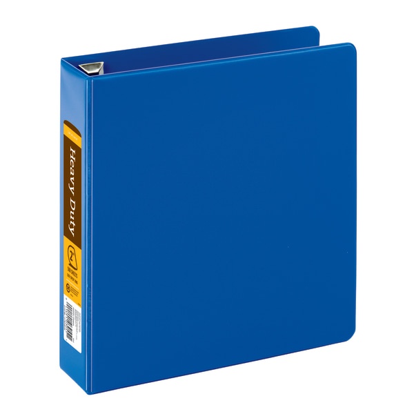 slide 1 of 5, Office Depot [In]Place Heavy-Duty 3-Ring Binder, 2'' D-Rings, Blue, 2 in